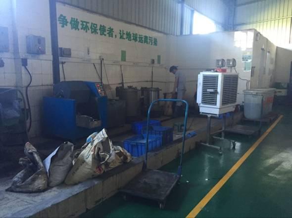 抛光作业生产线